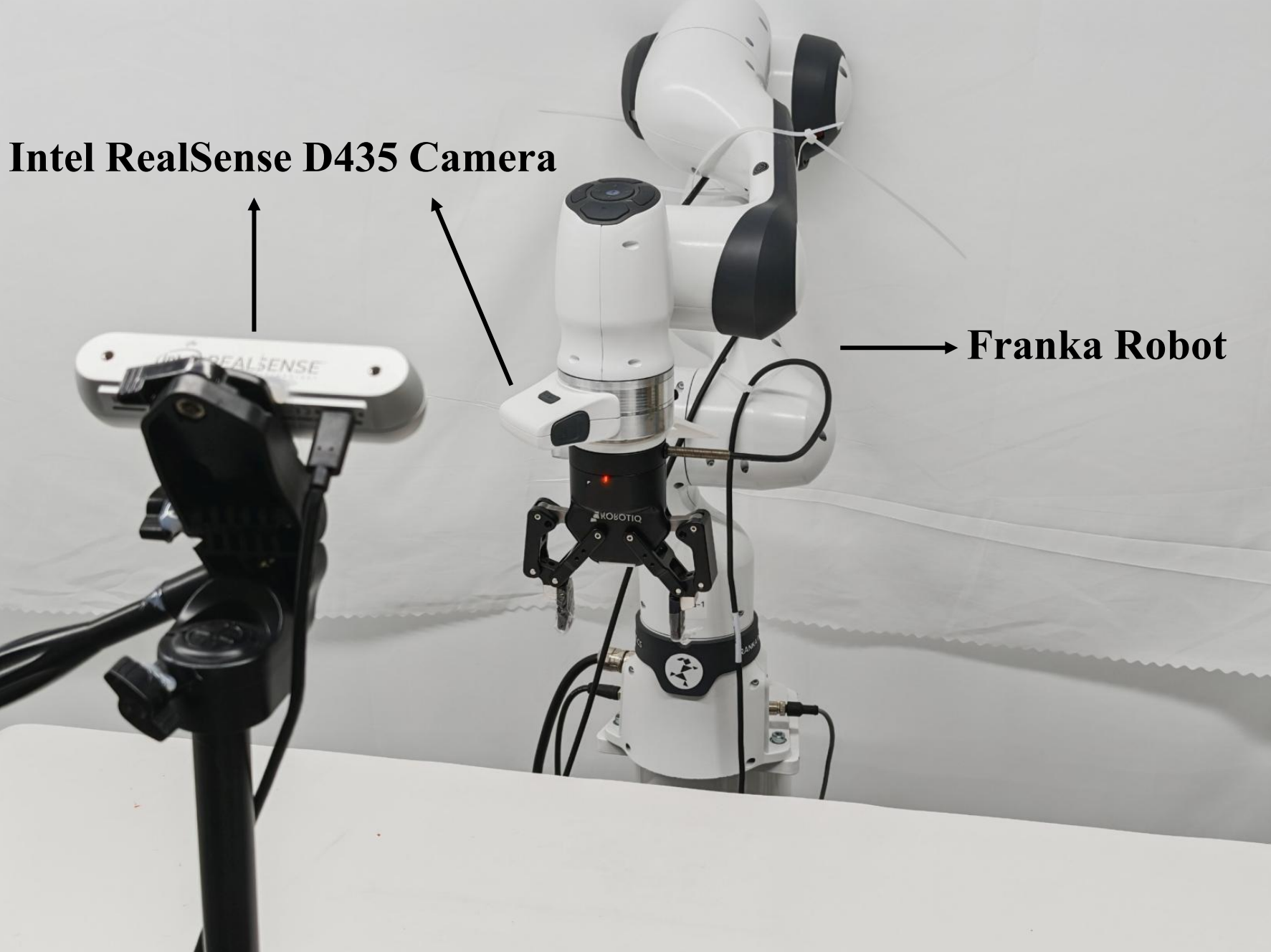Franka robot setup